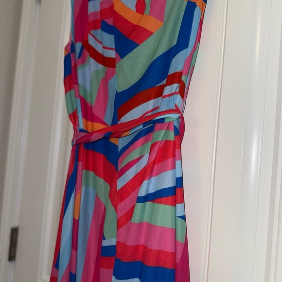 Flying Tomato Multicolored One Shoulder Sundress Resort Wear - Picture 4 of 9